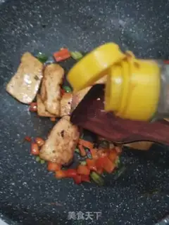 Make Beef fried tofu step 3