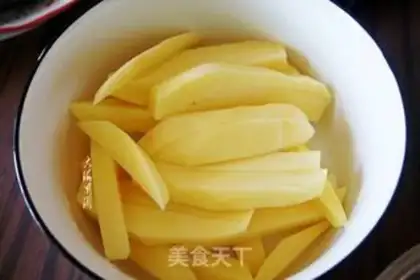 Make French fries step 1