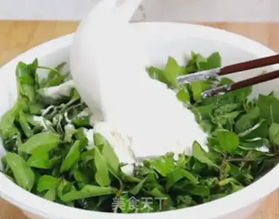 Make Vegetable pancakes step 1