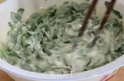 Make Vegetable pancakes step 2