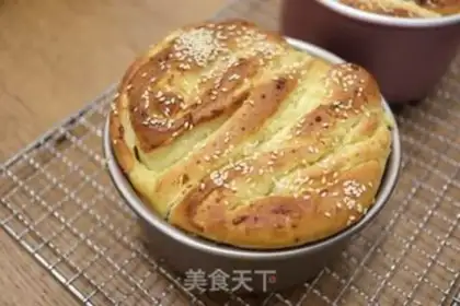 Make Garlic hand tore bread step 15