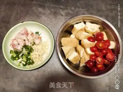 Make Red tofu step 0