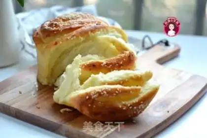 Make Garlic hand tore bread step 16