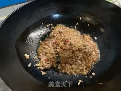 Make Pyramid meat and fresh eggs step 6