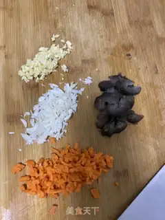 Make Ham mushrooms and noodles step 2