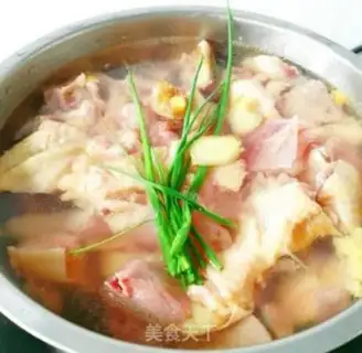 Make Chicken with quail eggs step 3