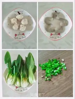 Make Fishball shrimp greasy noodles step 1