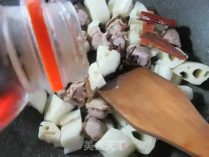 Make The chickens are burning the fruit step 5