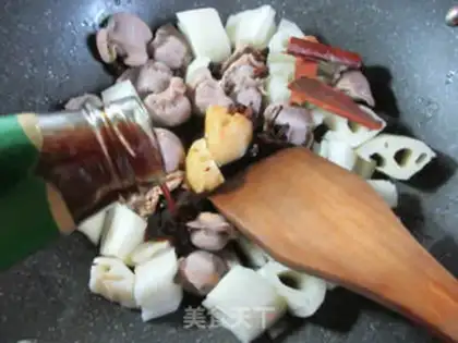 Make The chickens are burning the fruit step 7