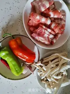 Make Seafood mushrooms and fat cows step 0