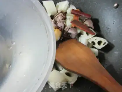 Make The chickens are burning the fruit step 10