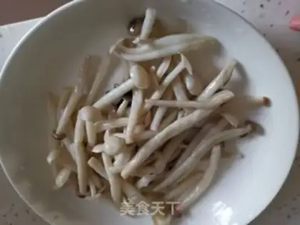 Make Seafood mushrooms and fat cows step 4
