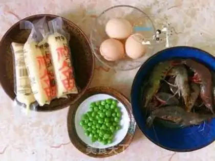 Make Shrimp, tofu, tofu eggs step 0