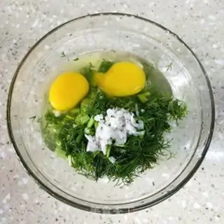 Make Fried omelet step 1