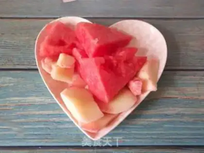 Make Peach juice step 1