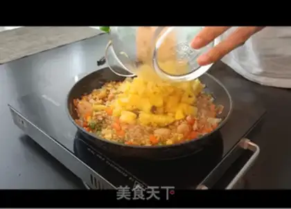 Make Pineapple rice step 9