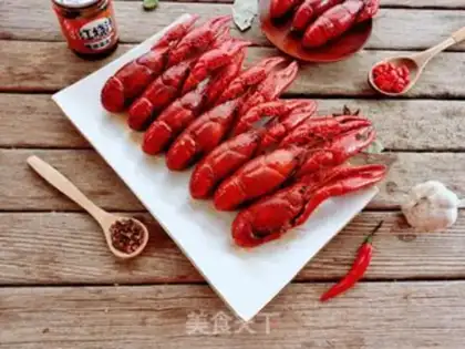 Make Spicy red burning lobster step 8