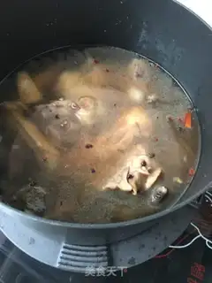 Make Pumpkin, chicken soup step 10