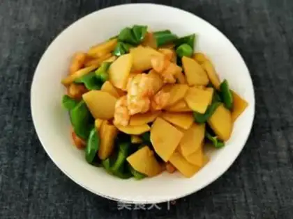 Make Potato pepper shrimp step 15