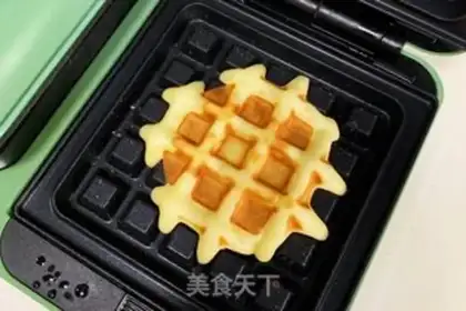 Make Milk waffles step 8