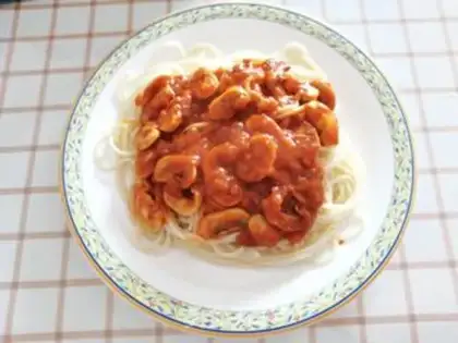 Make Tomato sauce pasta step 8