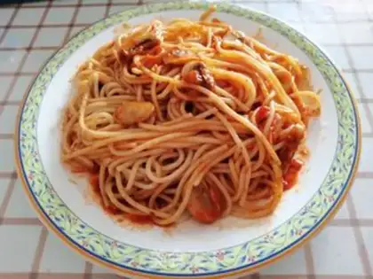 Make Tomato sauce pasta step 9