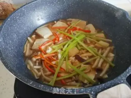 Make Mushroom tofu step 7