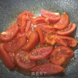 Make Tomato egg noodles step 3