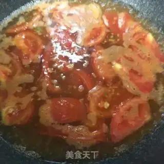 Make Tomato egg noodles step 4