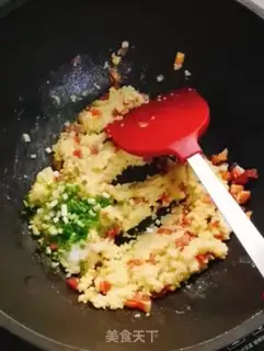 Make Rice fried sausage step 7