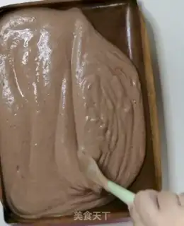Make A mint frozen cocoa roll step 8