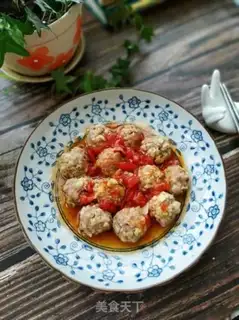 Make Steam mushroom meatballs step 7