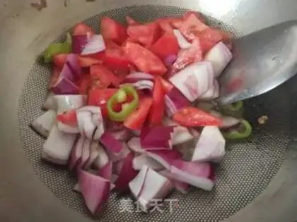 Make Tomato fried onions step 3