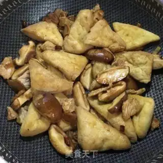Make Tofu with mushrooms step 4