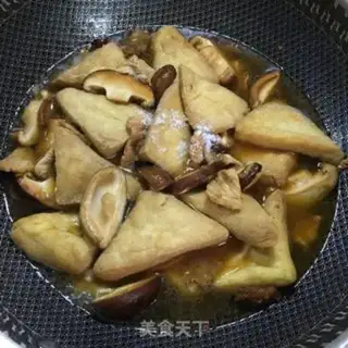 Make Tofu with mushrooms step 5