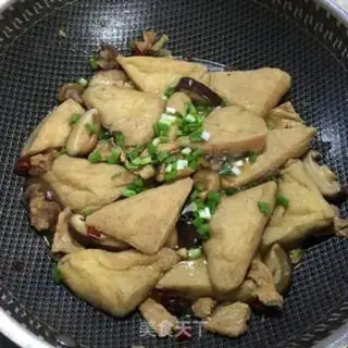 Make Tofu with mushrooms step 6