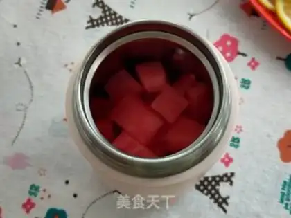 Make Watermelon saliva step 2