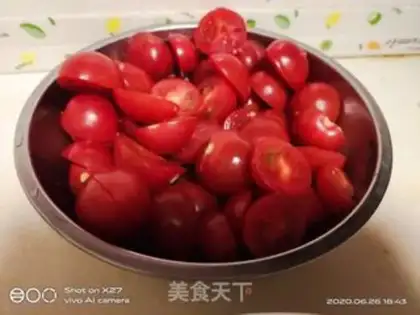 Make Holy fruit and eggs step 1