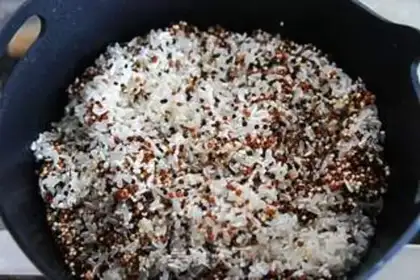 Make Three-coloured quinoa step 2