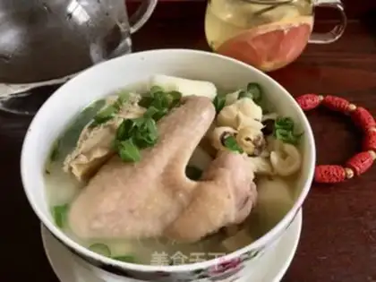 Make Lianko-san chicken soup step 17