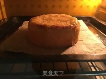 Make Rock-burned cheese cream cake step 5