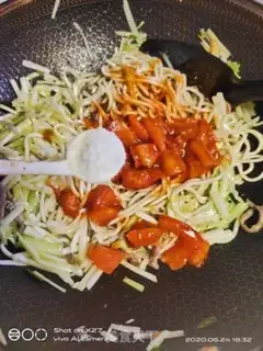 Make Cream noodles step 8