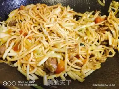 Make Cream noodles step 9