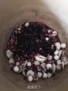 Make Lotus congee step 4