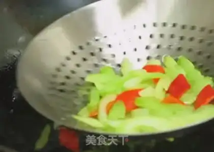 Make Celery fried the abalone step 4