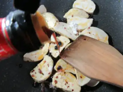 Make Beef sauce and chicken step 5