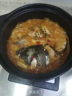 Make Spicy fish in a sandpot step 7