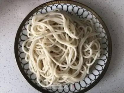 Make Butter bacon pasta step 2