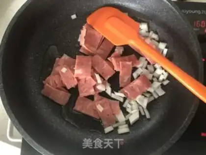 Make Butter bacon pasta step 3