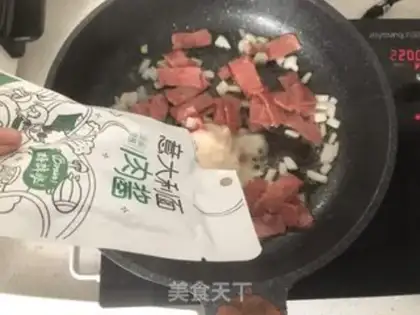 Make Butter bacon pasta step 4
